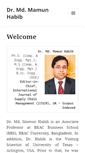 Mobile Screenshot of drmamunhabib.com