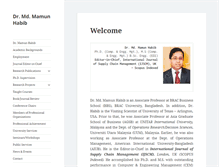 Tablet Screenshot of drmamunhabib.com